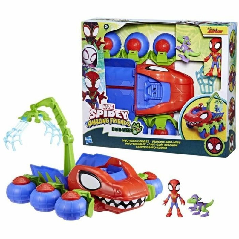 vehículo Spidey Dino 2 en 1 rojo