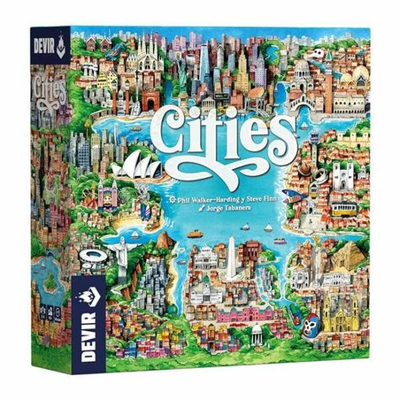 juguetes construcción niños juego de mesa Devir Cities