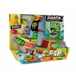Juguetes construcción niños: Set Muñecos Magicbox Kraken Piratix en acción