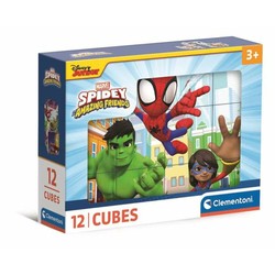 Juguetes Construcción Niños Rompecabezas Cubos Spidey Clementoni