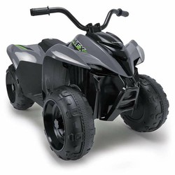juguetes construcción niños quad electrico injusa kawasaki gris
