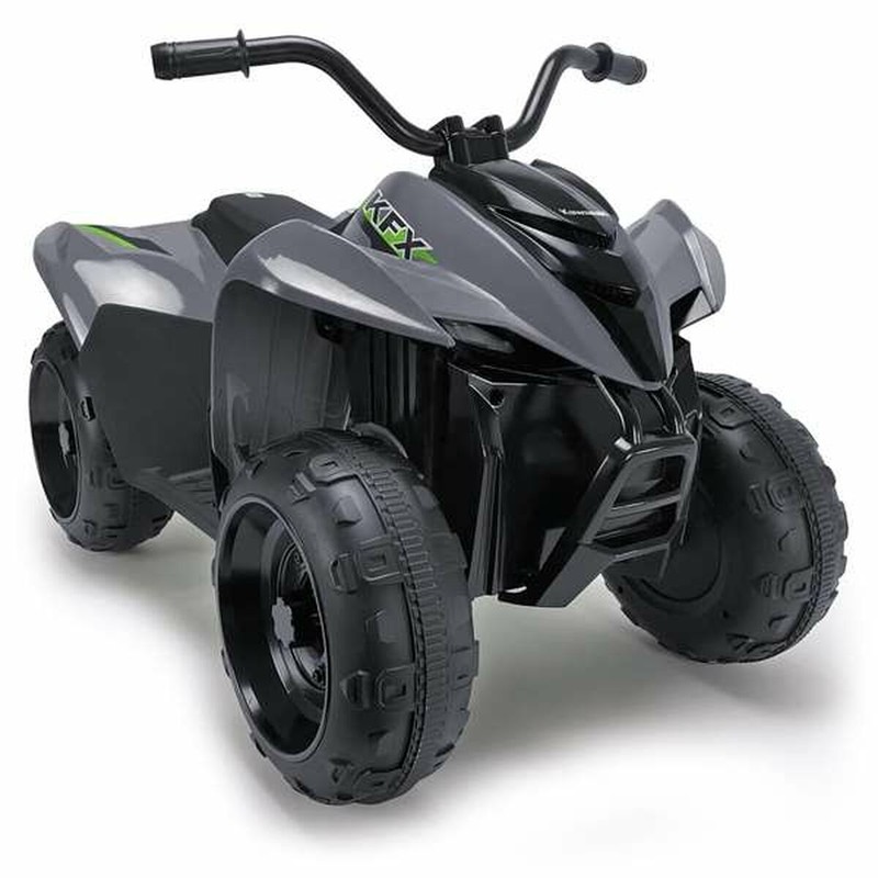 juguetes construcción niños quad electrico injusa kawasaki gris