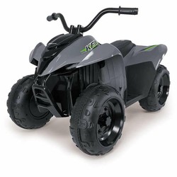 juguetes construcción niños quad electrico injusa kawasaki gris 2