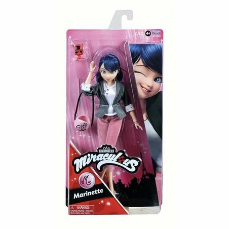 Personajes Miraculous: Ladybug y Cat Noir en acción para niños.