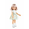 Muñeca Paola Reina Rosa 32 cm con vestido de flores