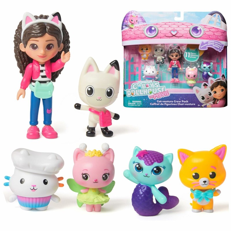 Juguetes de plástico resistente Gabby's Dollhouse