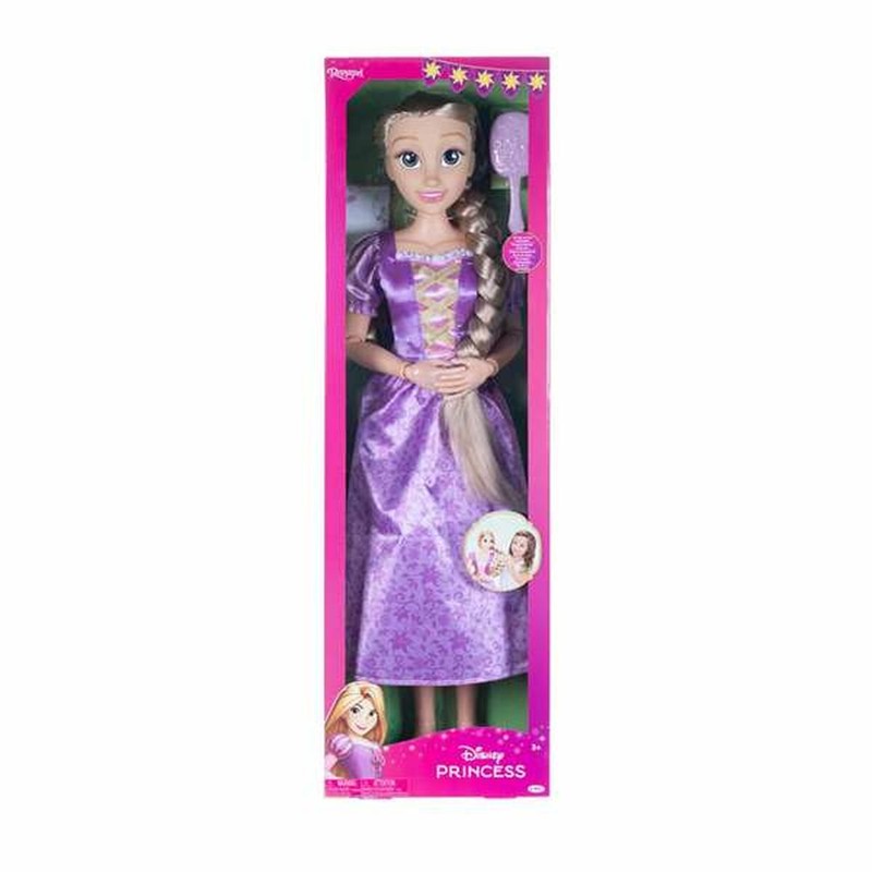 Muñeca Rapunzel de 80 cm, inspira set construcción 100 piezas de historias