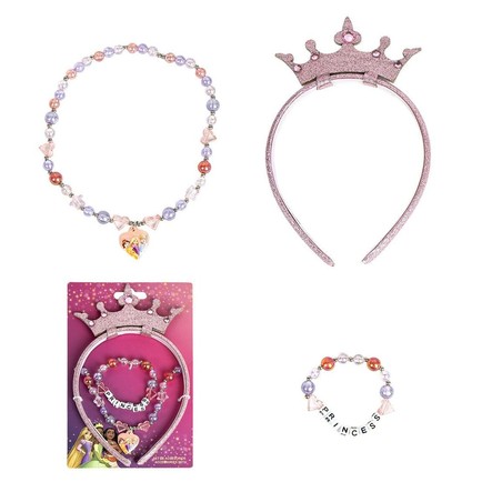 Manualidades niños set collar pulseras Disney Princess