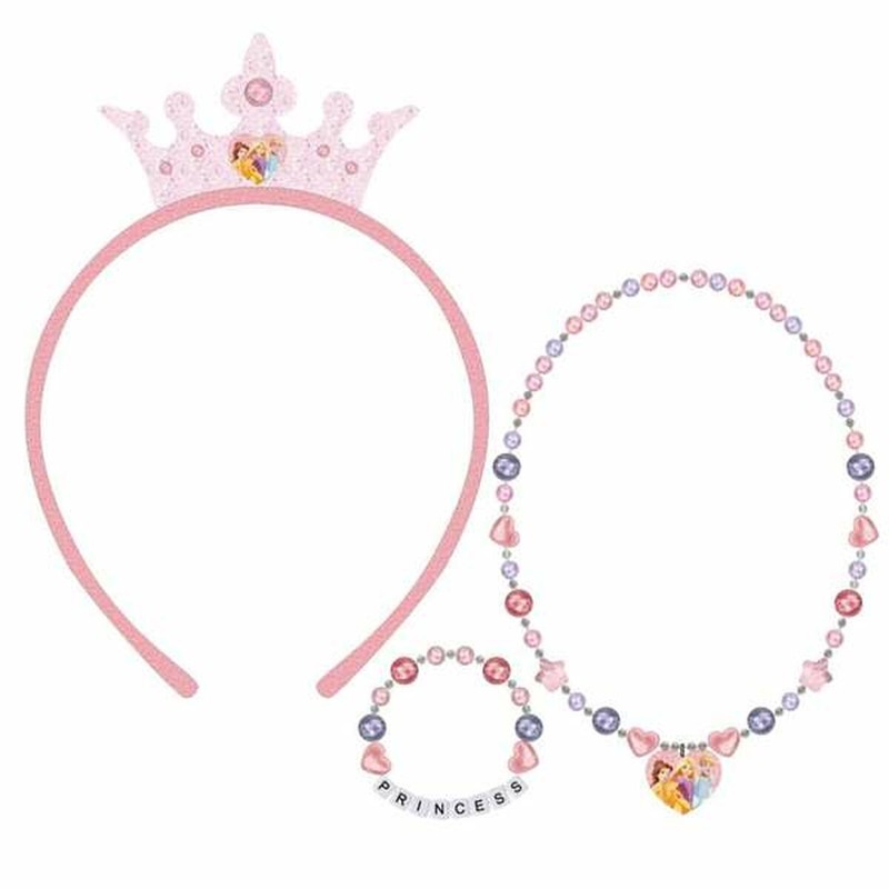 Set collar pulseras diadema juego simbólico princesas