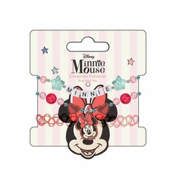 Pulsera Minnie Mouse rosa, ideal para manualidades niños y expresión creativa