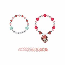 Pulsera Minnie Mouse rosa, ideal para manualidades niños y expresión creativa 2