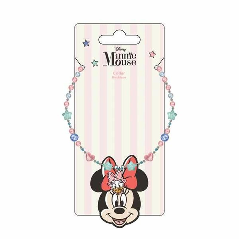 Detalle de cuentas y piezas del set manualidades infantil Minnie