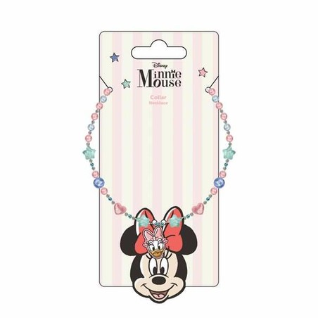 Detalle de cuentas y piezas del set manualidades infantil Minnie