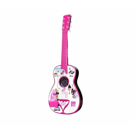 Bloques construcción infantiles guitarra rosa