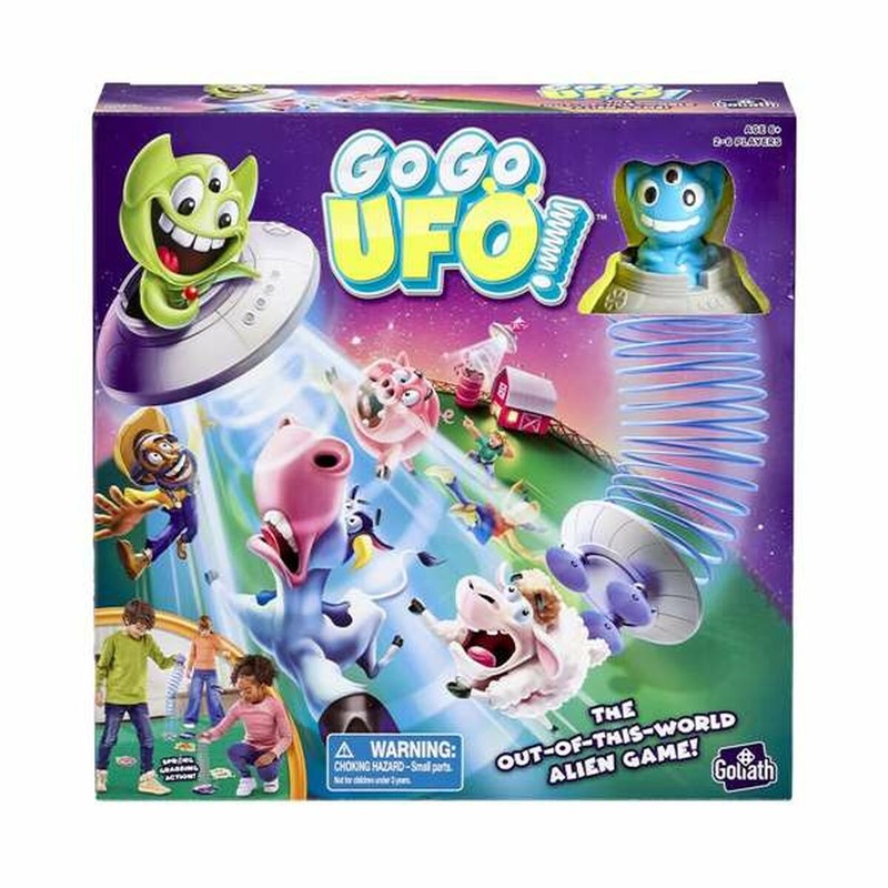 Juguetes construcción niños con el divertido Juego de Mesa Goliath Go Go Ufo