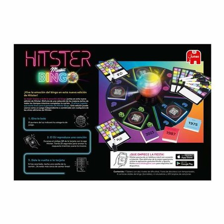 Juego de fiesta musical Hitster, ideal para reuniones