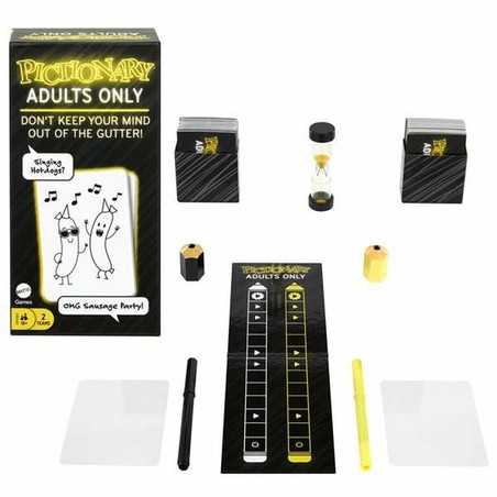 Componentes del juego de estrategia divertido Mattel