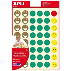Manualidades niños con pegatinas Apli multicolor y creativas