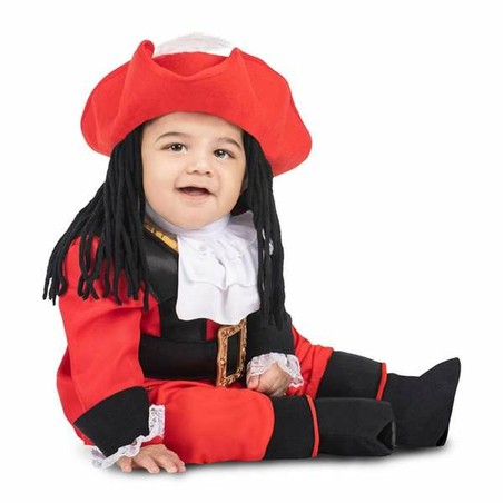Accesorios y detalles del disfraz de pirata para bebés: sombrero y cuello