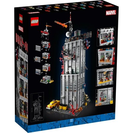 Juego de construcción para fans Marvel: El Daily Bugle listo para la acción