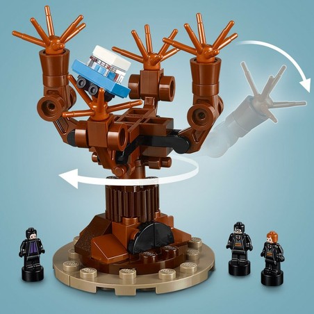 Maqueta LEGO Hogwarts con el Sauce Boxeador y la Cabaña de Hagrid