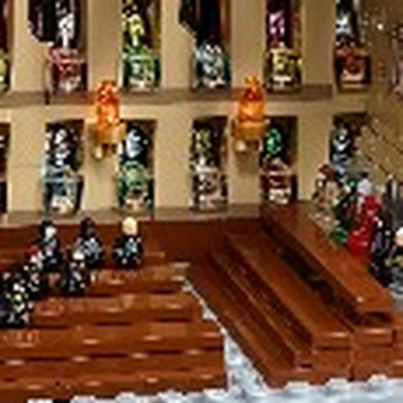 Construcción detallada para adultos: el campo de Quidditch en miniatura