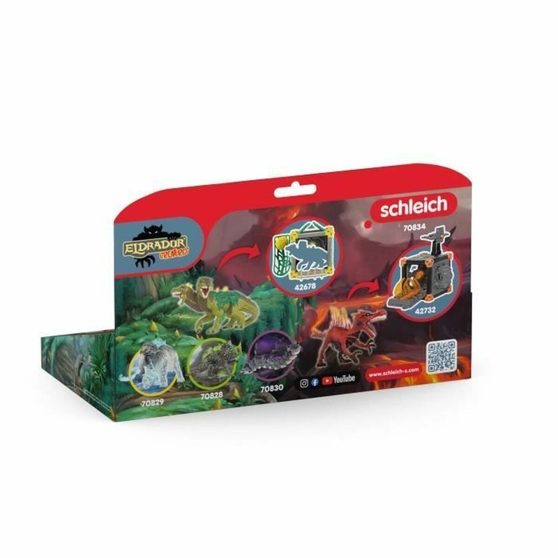 Bloques construcción infantiles Schleich, criaturas de Eldrador.