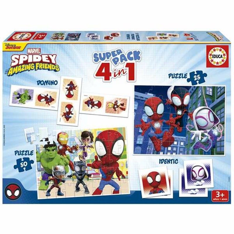 Set construcción educativo Spidey para motricidad fina