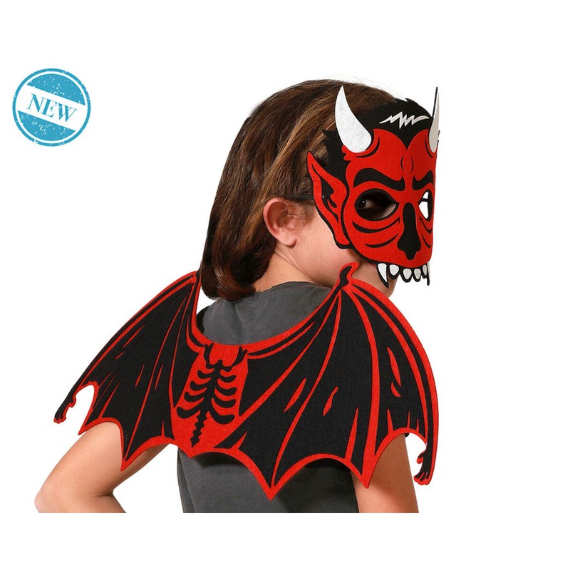 Máscara Demonio para disfraces niños en Halloween