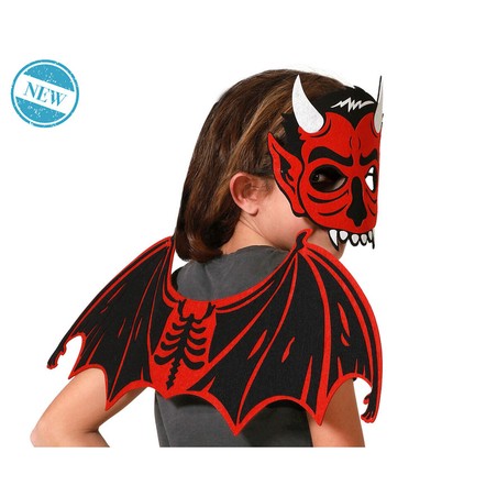 Máscara Demonio para disfraces niños en Halloween
