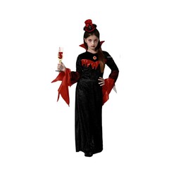Disfraz para niños Vampiresa 3-4 años, ideal para Halloween