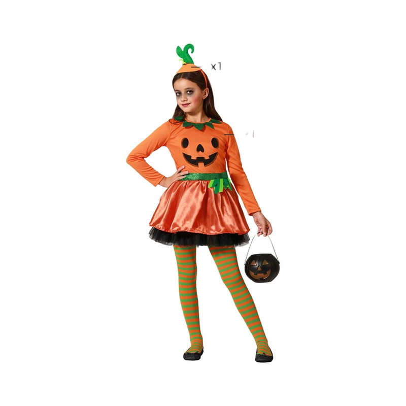 Disfraces Niños Calabaza Halloween 5-6 Años