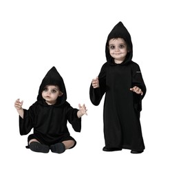 Disfraz para bebés +24 meses: disfraces niños jugando con túnica negra