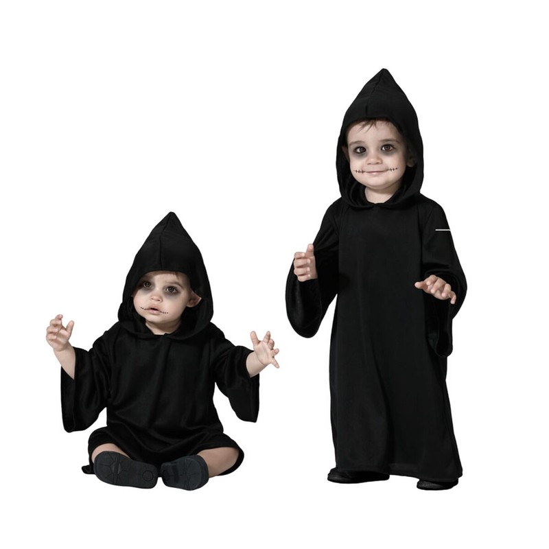 Disfraz niños bebés 12-24 meses túnica negra