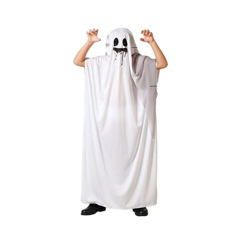 Disfraz Niños Fantasma Halloween 7-9 Años, vista frontal