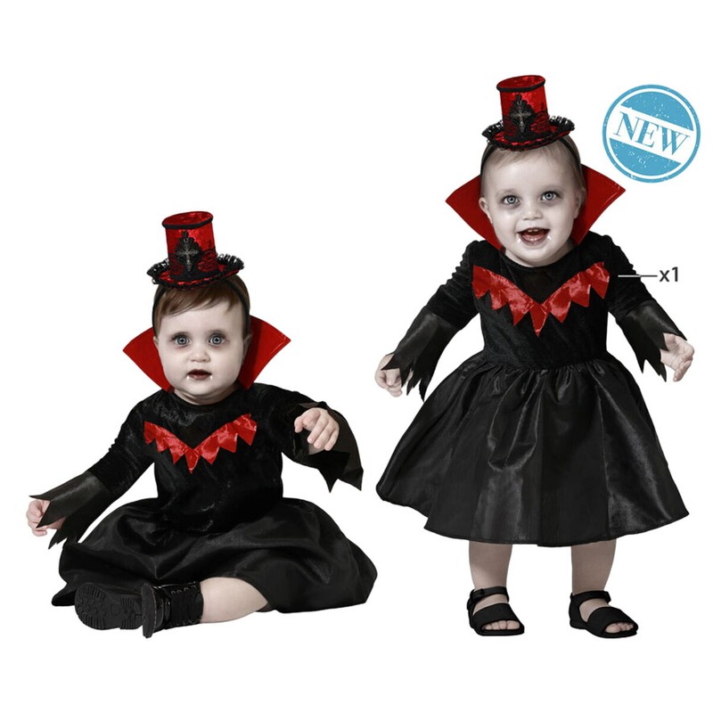 Disfraces niños: Disfraz de vampiresa para bebés de más de 24 meses