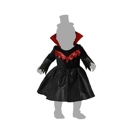 Traje carnaval niño: Bebé con disfraz de vampiresa divertido