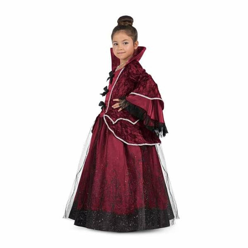 Traje de carnaval para niña de vampira, perfecto para celebraciones temáticas
