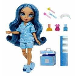 Muñeca Skyler Rainbow High Azul con accesorios de moda 2