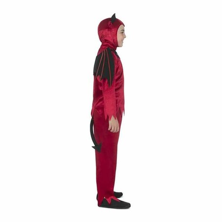 Vista frontal del disfraz de diablo, talla 5-6 años