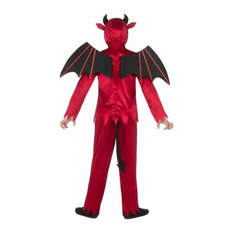 Disfraz de diablo cómodo para niños de 7 a 9 años