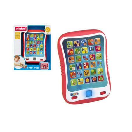 Tablet Educativa Niños I-Fun Pad Winfun con pantalla y teclas