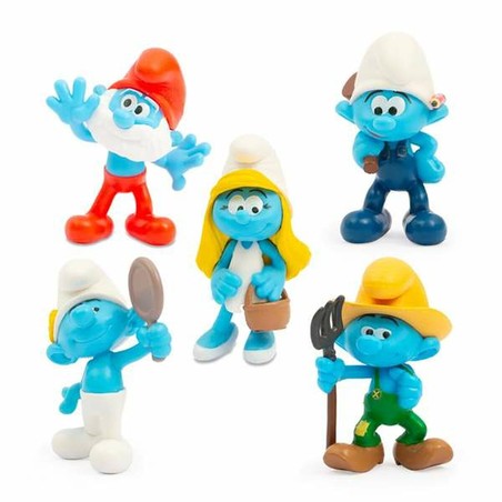 Juguete bebé interactivo: Muñeco Famosa y figura Pitufo oculta