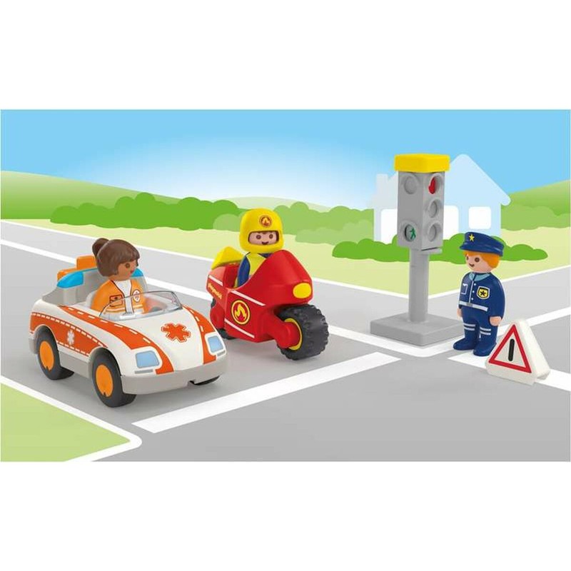 Bloques construcción infantiles Playmobil multicolor y seguros