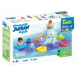 Juguetes construcción niños Playmobil 71438 granja portátil