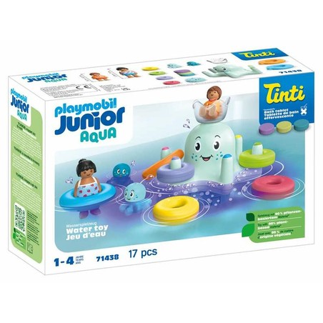 Juguetes construcción niños Playmobil 71438 granja portátil