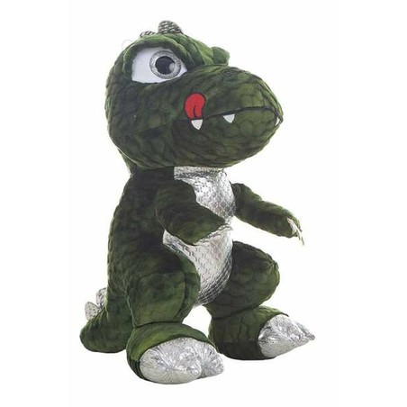 Dragón de peluche suave, complemento perfecto para set construcción educativo