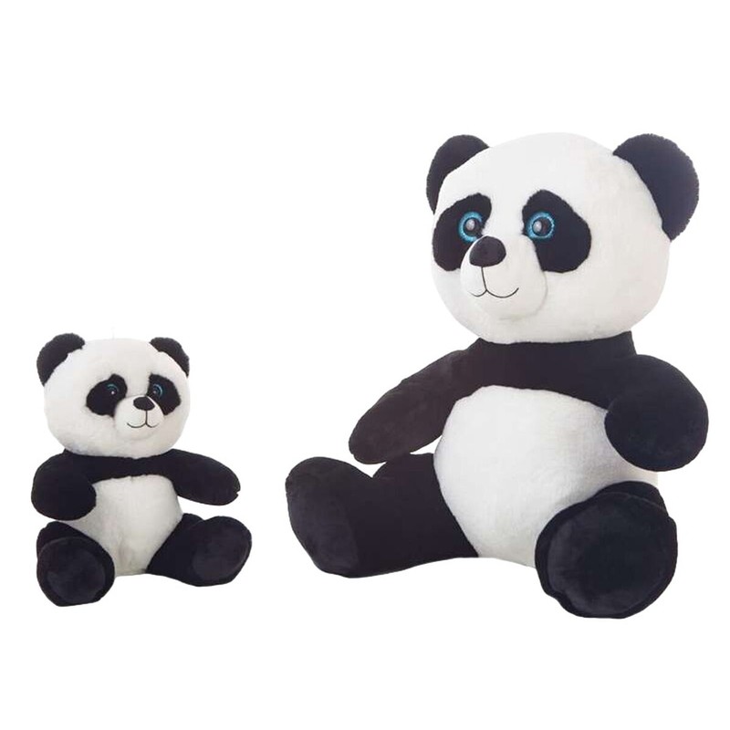 peluche oso panda suave para niños set construcción educativo