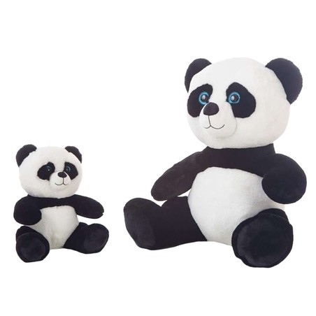 peluche oso panda suave para niños set construcción educativo