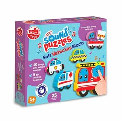 Juguetes construcción niños - Puzzle Reig Vehículos sonoro para bebés